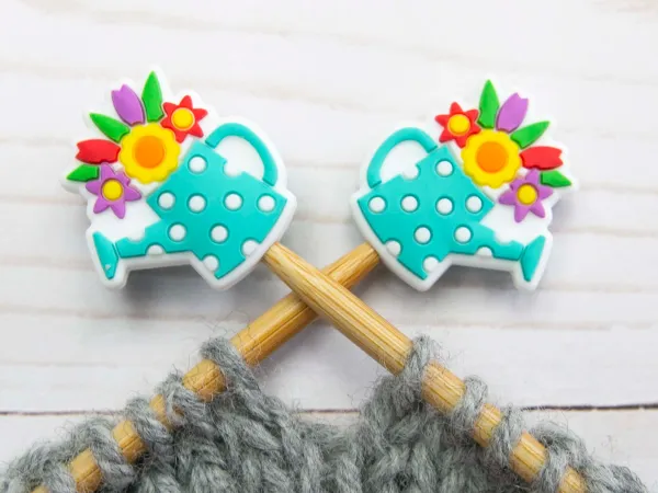 Stitch Stoppers Teal Watering Can from Fox & Pine Stitches 2/package